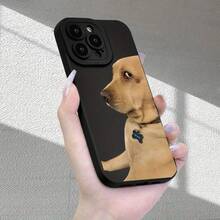 Funda de Teléfono con Patrón de Perro Labrador, Sensación Mate de Alta Gama, Nueva y Popular, Protección Completa de Lente, Antigolpes, Anticaída, Antihuellas, Compatible con 16/15/14/13/12/11/X/XR/XS/8//SE Plus Pro Series, Puede Usarse como Regalo para Familiares, Novio, Novia - Colores mixtos - Ver 6