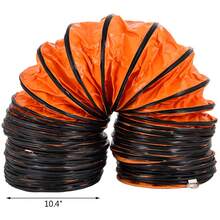 Manguera de conducto  de 32 pies, manguera de conducto Flexible de PVC para ventilador de ventilación de 12 pulgadas, ventilador de escape - 32 pasteles - Ver 10