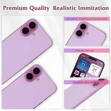 Dummy Phone Model, Looks Like The Real Phone Compatible With Phone 16, Cell Phone Store Display Or Send A Toy Phone 16 Kids (Pink),Toys,Toy Phone