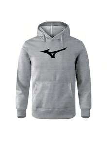 Mizun Men's Sweatshirt – Premium Fabric, Hood And Pockets | Ideal For Winter - 灰色 - 查看 1