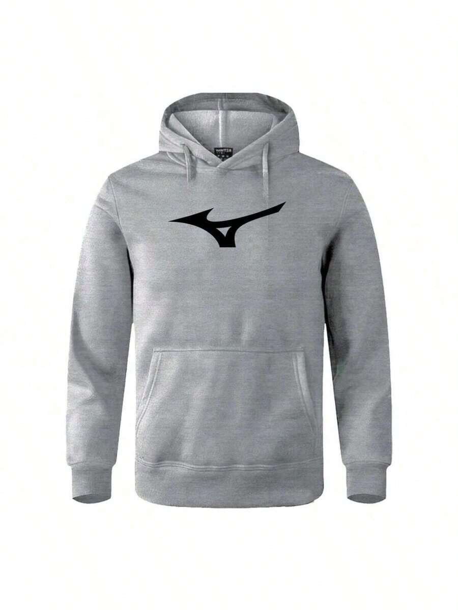 Mizun Men's Sweatshirt – Premium Fabric, Hood And Pockets | Ideal For Winter - 灰色 - 查看 1