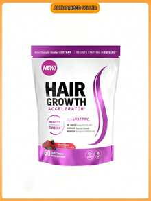 Hair Growth Soft Chews | With Clinically Studied Biotin, Promotes Thicker, Fuller, Stronger Hair, Mixed Berry, 60 Count - 紫色1 - 查看 8