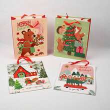 12 pezzi Grandi borse regalo di Natale