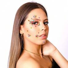 975Pcs Face Gems Hair Gems, Self-Adhesive Face Jewels Eye Jewels Rhinestones 3/4/5/6 Mm DIY Face Gems Stick On, Hair Body Rhinestones Gems Crystals Pearls For Face Makeup, Crafts (Pearl_Color){Inchcolor_nameinch:Inchpearl_colorinch} - 珍珠色 - 查看 5