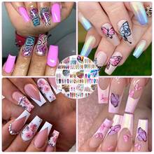 100 Sheets Nail Foil Transfer Sticker Kit, Art Decals Tips Starry Sky Laser Flower Leopard Print DIY Decorations Supplies Design{Inchcolorinch:InchMulticolorinch} - 多色 - 查看 5