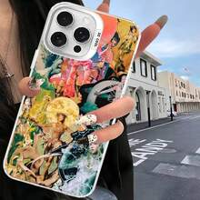 Funda de teléfono SJ1 JPOP XG AWE para 17 16 15 14 13 12 11 Pro Max Plus, cubierta trasera mate a prueba de golpes - z1 - Ver 8