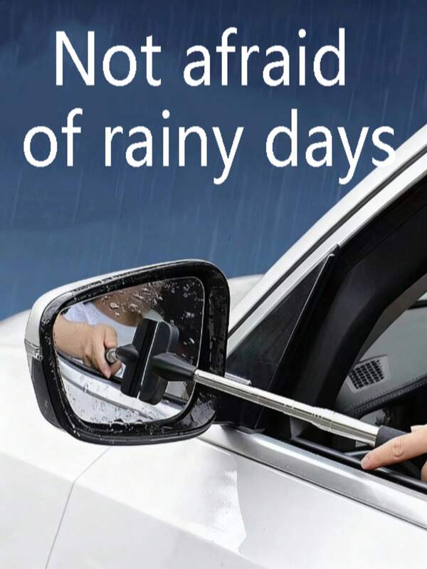 1 peça limpador de espelho retrovisor retrátil para carro, limpador de para-brisa multifuncional, escova retrátil para lavagem de janelas, escova para limpeza de vidros, limpador