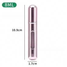 8ml Refillable Perfume Atomizer Bottle, Bottom Refill Design, Convenient For Carrying Perfume On The Go, Reusable Spray Bottle, Mini Portable Liquid Container, Unisex Perfume Travel Spray Bottle