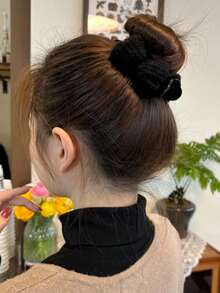 1 Kẹp tóc hình bướm trang trí thanh lịch, Kẹp tóc chống trượt cỡ lớn cho tóc đuôi ngựa, tóc búi, thích hợp cho phụ nữ và trẻ em gái Kẹp tóc hoa Phụ kiện tóc mùa đông Nơ tóc - Nhiều màu - Xem 9