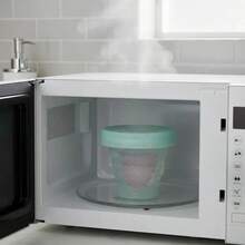 Angelcup Sparkle Edition – Vasito Plegable con Glitter ✨ Esterilizador para Copa Menstrual | Silicón Reutilizable, Portátil y Ecológico | 4 Colores Cute Aesthetic - Aqua Dream - Ver 3