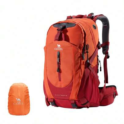 CAMEL CROWN Outdoor Professional Mountaineering Bag Men's Backpack Travel Large Capacity Backpack Women's Hiking Sports Climbing Schoolbag