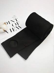 1pc Thermal Lined Tight Leggings For Women, Opaque Tights Suitable For 5-15°C, Autumn/Winter - Multicolor - View 12