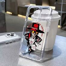 Funda de teléfono Hellsing de personaje final de anime japonés genial para iPhone 17 16e 16 15 14 13 12 11 Pro Max Mini Air XR XS X 7 8 Plus, cubierta trasera suave de TPU transparente - Mezcla de colores - Ver 3