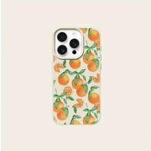 Funda de TPU con patrón de cítricos frescos naranja adecuada para 16 Pro, funda protectora duradera a prueba de golpes para 16 Pro/14/16/15/13P/12/11, simple y hermosa, regalo de vacaciones,últiples modelos - Colores mixtos - Ver 6