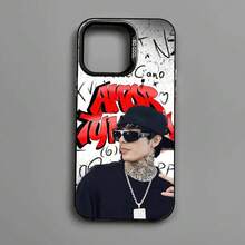 Funda de teléfono Rapper CT para 17 16 15 14 13 12 11 Pro Max Plus mate a prueba de golpes y anti-caída funda creativa musical carcasa moderna protectora - Z1 - Ver 8