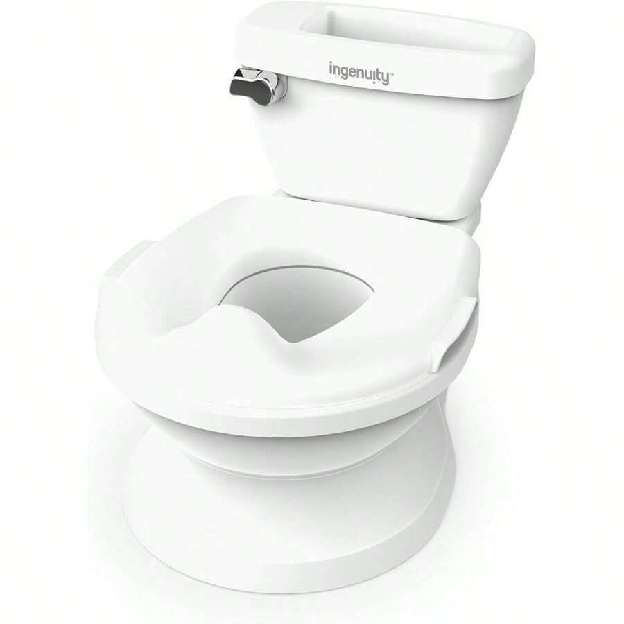 Summer Infant By Ingenuity My Size Potty Pro In White Toddler Potty Training Toilet Lifelike Flushing Sound For Ages 18 Months Up To 50 Pounds