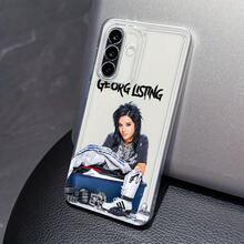 Funda de teléfono de banda de rock estética desordenada Tokio Hotel para Samsung para galaxy A56 A36 A26 A17 A07 A35 A55 A06 A05S A34 A25 A05 A14 A24 A54 A15 A73 A53 A13 A23 A33 A52 A72 4G 5G, cubierta trasera suave de TPU transparente - Color transparente 2 - Ver 2