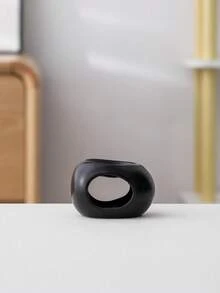 1 pieza Soporte de vela de té de cerámica - Quemador de aceites esenciales, difusor de fragancias, artesanía de cerámica para decoración del hogar, suministros para festivales y fiestas, meditación y yoga, regalo perfecto