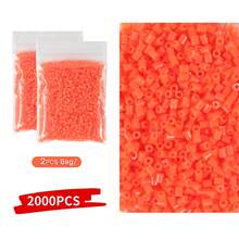 1000/2000/5000 piezas Cuentas de fusión Mini de 2.6mm, Cuentas de hierro de rompecabezas de píxeles, Juguetes educativos de alta calidad hechos a mano para manualidades