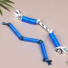 3件套重型耐咬绳狗玩具 - 拔河、互动拉扯和咀嚼，多色绳结（颜色随机），耐用耐咬骨，适合拉布拉多、德国牧羊犬、幼犬 - 宠物咀嚼棒玩具套装，狗绳结，狗耐咬绳玩具，户外大型犬拔河游戏玩具，有助于清洁牙齿，增强咬合力，趣味训练，可单独玩耍