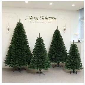 Verschlüsselter PVC Künstlicher Weihnachtsbaum, dichte Äste, wiederverwendbar, verschiedene Größen