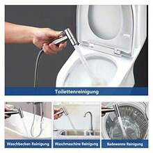 Stainless Steel Sitz Shower Nozzle Accessory With Hose Kit -304 Stainless Steel Sitz Shower Gun, Adjustable Water Pressure And One Handed Lever Control, Suitable For Toilets, Baby Washing, Pet Bathing, Etc., Easy To Use - Silver - View 6