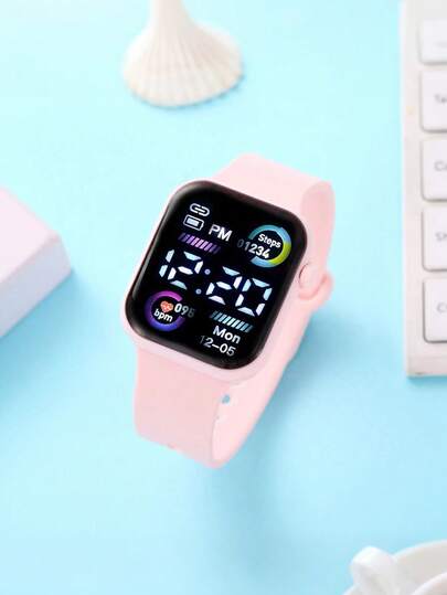 1pc Square Dial Sports Casual Watch For Running, Youth, Students, Suitable For Daily Wear, Christmas And Other Occasions, An Ideal Gift For Friends