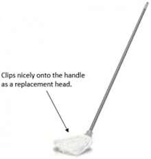 ADDIS Cotton Mop Refill, Graphite/ Metallic,White - 1 Count (Pack Of 1) - View 3