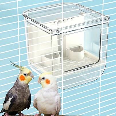 1 قطعة من لوازم تغذية الطيور، مناسبة لطيور المينا والطاووس والبيوني والببغاء النمري، أدوات تغذية وسقاية الطيور