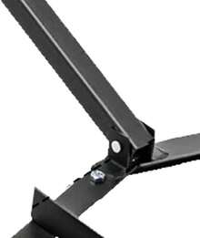 Rastra de Acero Reforzada 188 cm, para Tractor, ATV y UTV, con 2 Barras Ajustables, Ideal para Jardín, Césped y Caminos – Drag Harrow - Negro - Ver 5