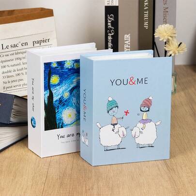 Album foto pentru cupluri "Tu și cu mine", conține 100 de fotografii de 10x15 cm, album de amintiri drăguț, cadou perfect pentru aniversare, Ziua Îndrăgostiților, iubită, iubit