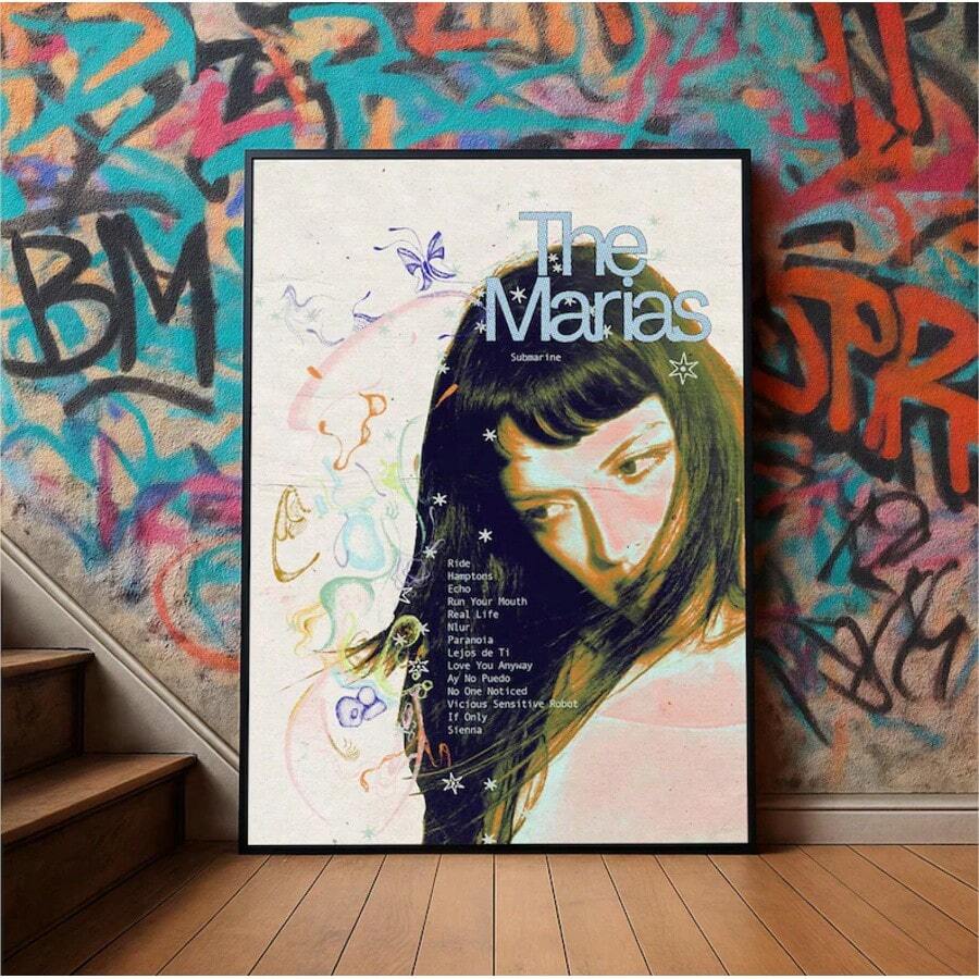 The Marías Submarine Album Poster: Indie Band Wall Art - 彩色 - 查看 1