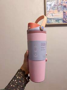 New Original OWALAS 30oz Halloween & Christmas Limited Edition Water Bottle - Sports Water Bottle With Leak-Proof Design & Pop-Up Lid, Multiple Colors Available | Top Gift Choice For Fitness, Running, School, Halloween, Thanksgiving, Christmas & More, Also A Fashionable Water Bottle For Women - 粉色 - 查看 1