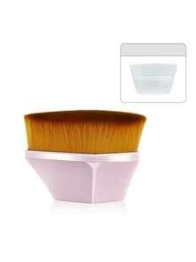 1/2 pezzi di Pennello Magic Foundation Powder nr. 55 con scatola, pennello a petalo, set di pennelli per il trucco, set di pennelli trucco portatile, strumenti di bellezza per il trucco