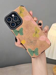 Skurrile Schmetterlings-Handyhülle, schicke ästhetische Hülle, farbenfroher Kunststil, stilvolles Modeaccessoire, kompatibel mit iphone16 pro max/16pro/16plus/16/15promax/15pro/15plus/15/14promax/14pro/14plus/14/13promax/13pro/13/12promax/12pro/12/11promax/11pro/11/X/XS/XSmax - Blau - Übersicht 9