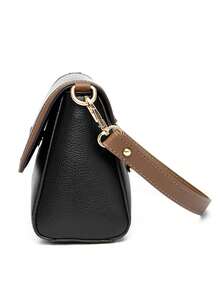 经典简约高品质手提包 女士休闲斜挎包 单肩包 女士托特包 2025新款 - 黑色 - 查看 6