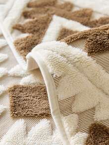 1 件秋冬毛绒加厚保暖沙发垫套，现代简约防滑沙发座垫，防尘可洗沙发套，咖啡色，柔软，防褪色，宠物友好，适合 L 型沙发和 1/2/3/4 座沙发 - 棕色 - 查看 10