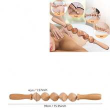 SilvaLex Wooden Massage Tool, Full Body Massager, Hand Massager, Leg Massager, Shoulder Massager, Neck Massager, Face Massager, Back Massager, Waist Massager, Full Body Muscle Massage, Multi-Functional Massage Tool For Different Body Parts, Body Relaxation Tool - Apricot - View 18
