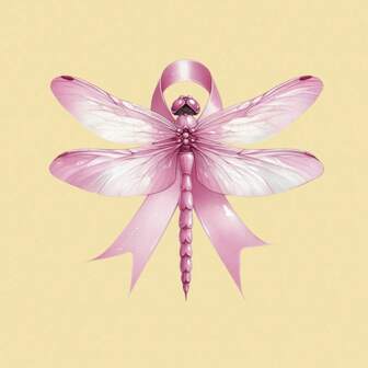 1 st/2 st/3 st rosa trollslända bröstcancermedvetenhet A-klass tvättbara värmeöverföringsklistermärken, lämpliga för t-shirts, ryggsäckar, klistermärken, dekorationer, retrostämplar, etiketter, märken, logotyper, vintagekepsar, gör-det-själv-kläddekoration, tygdekoration, säsongsdekoration, retrostil, värmebeständigt material, tvättbara klistermärken, strykklistermärken, hantverkshobbyister, gör-det-själv-modeentusiaster