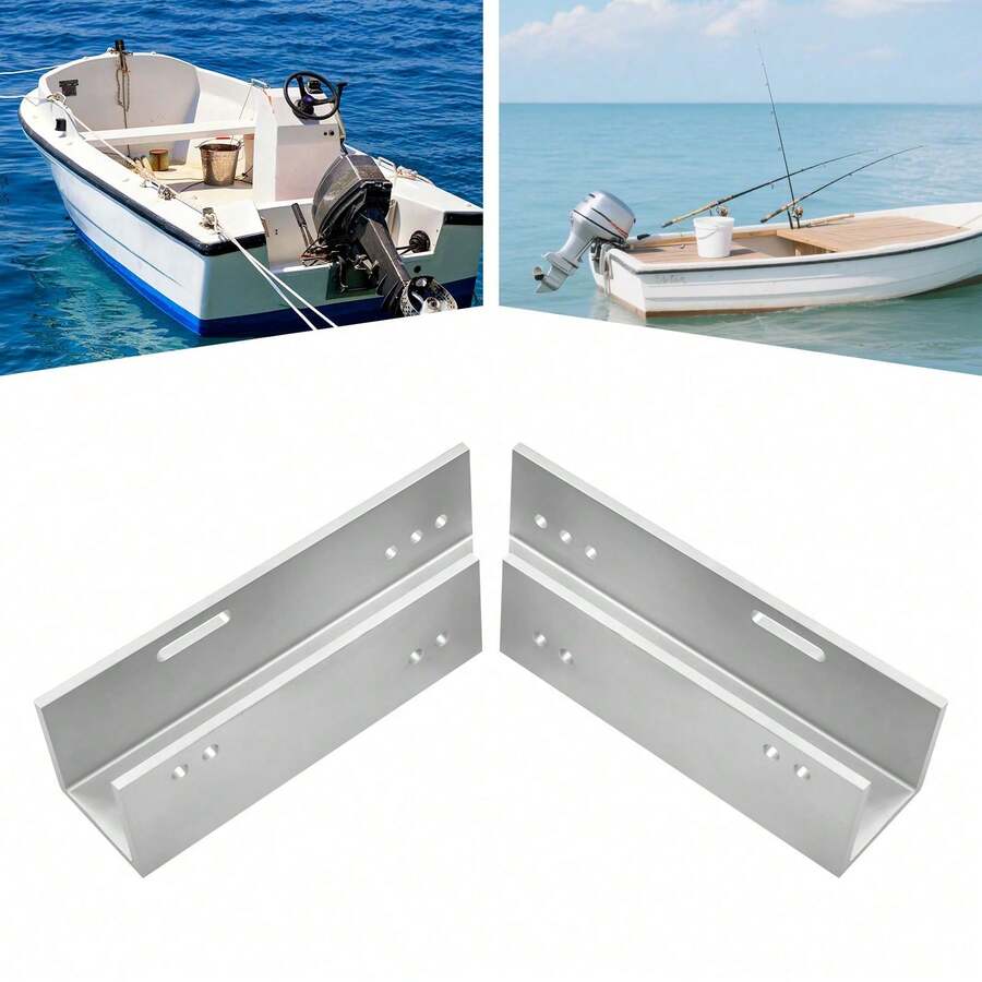 SanBouSi Short Transom Fix Jack Plate For Outboard Motor Jack Plate Manual Jack Plate - Silver - View 1