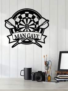 1 pieza Decoración de pared de metal personalizada para juego de dardos, logotipo con nombre personalizado de jugador de dardos, regalo para amantes de los dardos, regalo personalizado de diana de dardos, decoración de pared de metal para club de dardos, letrero de diana de bar, decoración de sala de juegos, decoración de garaje, decoración del hogar, decoración de pared, decoración de habitación, decoración de sala de estar, regalo de Navidad - Multicolor - Ver 8