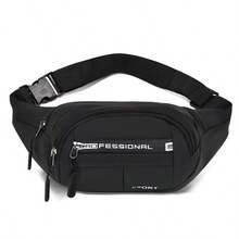 Men's Waterproof Fanny Pack With Adjustable Strap - Stylish, Durable, And Versatile For Everyday Use - Black - View 1
