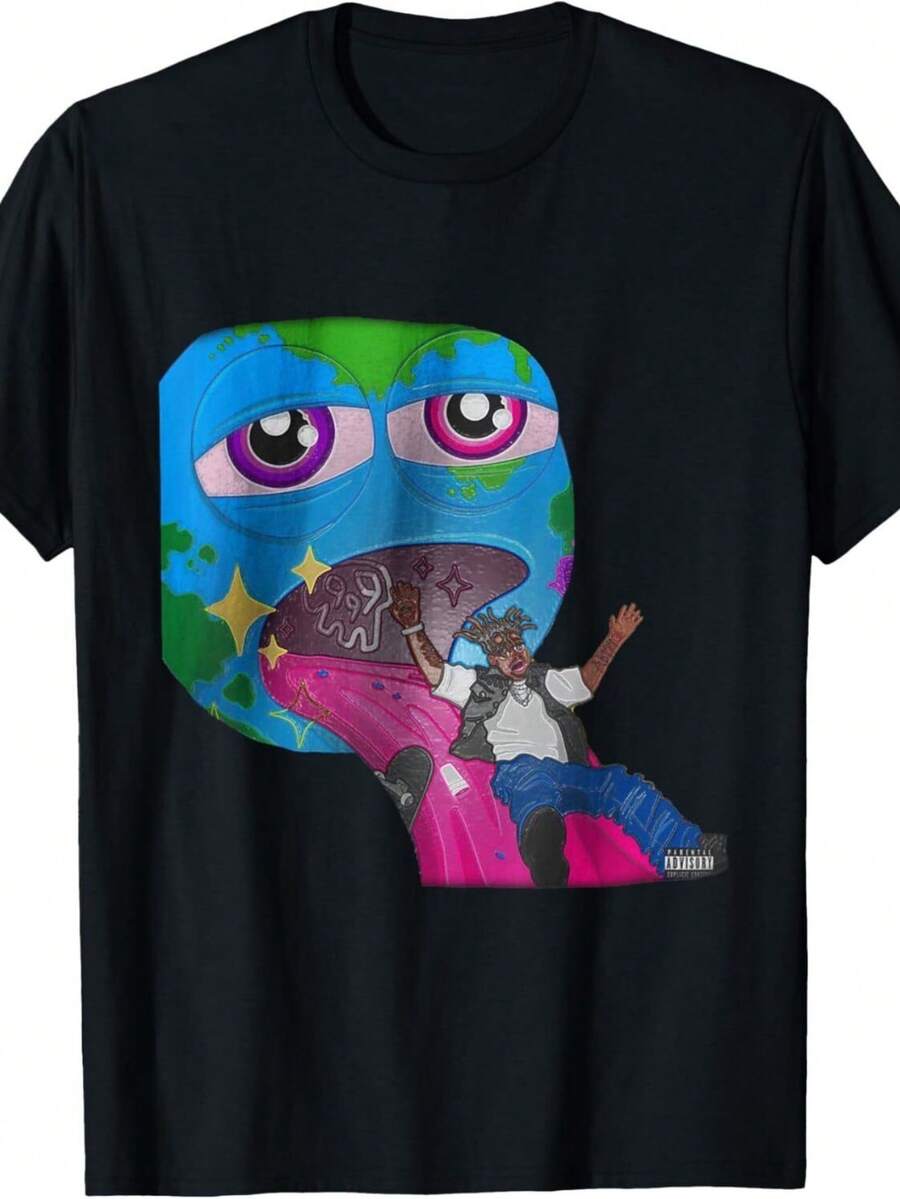 Juice The Party Never Ends T-Shirt - 黑色 - 查看 1