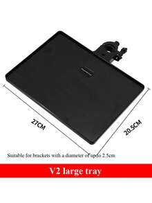 1 Kẹp giữ mi đen trắng chất liệu ABS, tương thích với đèn Moonlight và phụ kiện kẹp mi dạng vòng với thiết kế gập cố định. 1 Khay đựng mi nối - Đế chắc chắn, chịu lực cao, không cần nguồn/pin, tương thích với đèn Moonlight và đèn dạng vòng, thích hợp cho trang điểm chuyên nghiệp, tại nhà, tại tiệm và chụp ảnh - màu đen - Xem 14