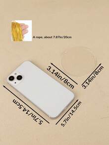 1 Customized Acrylic Circular Photo Pendant For Christmas Graffiti, Snowflake And Star Pattern, Cute Hanging 8cm Pendant, Car Pendant, Christmas Tree Pendant, Memory Gift, Commemorative Gift, Time Capsule, Customized Text, - Multicolor - View 5