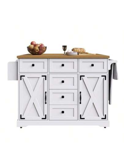 High Quality Kitchenware, Multifunctional Serving Trolley Storage Space Large Space, Mobile Buffets, Kitchenware Kitchens, Zwart