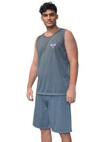 Men Loungewear Onepieces - 深灰色 - 查看 1