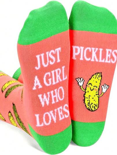 1 Pair Of Durable, Fashionable, Beautiful And Versatile Simple And Reusable Mixed Color Kimchi Socks, Suitable For Wearing On Outings