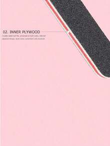 5pcs/180 Grit Double Sided Nail File, Straight Black Nail File - màu đen - Xem 4