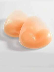 一对可重复使用的硅胶胸垫，隐形提拉，提升胸部，使小胸看起来更大。适用于泳衣和内衣，柔软加厚衬垫，增强提拉效果，适合搭配比基尼、婚纱、连衣裙和吊带背心。 - 彩色 - 查看 11